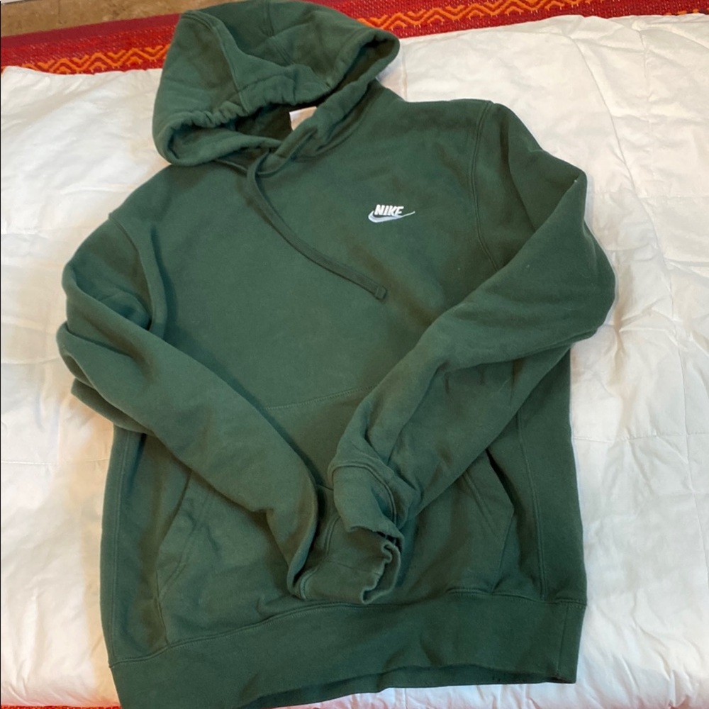 Nike hoodie - Forrest green